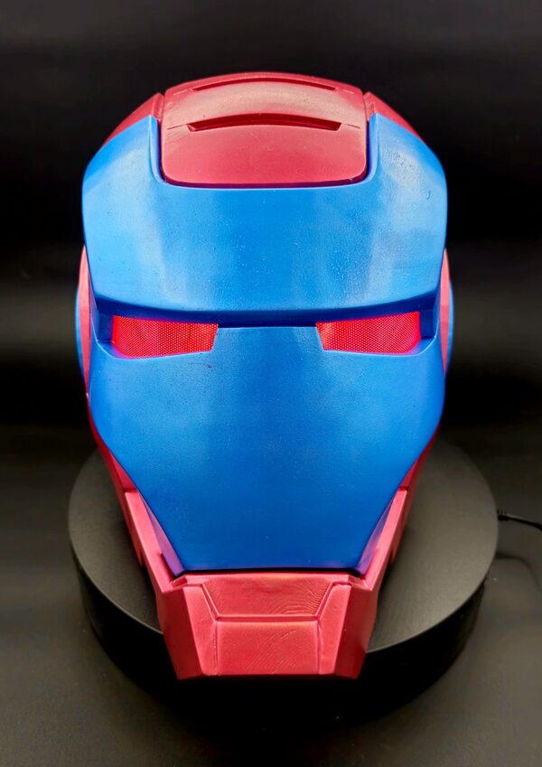 Sci-fi helmet with LED eyes