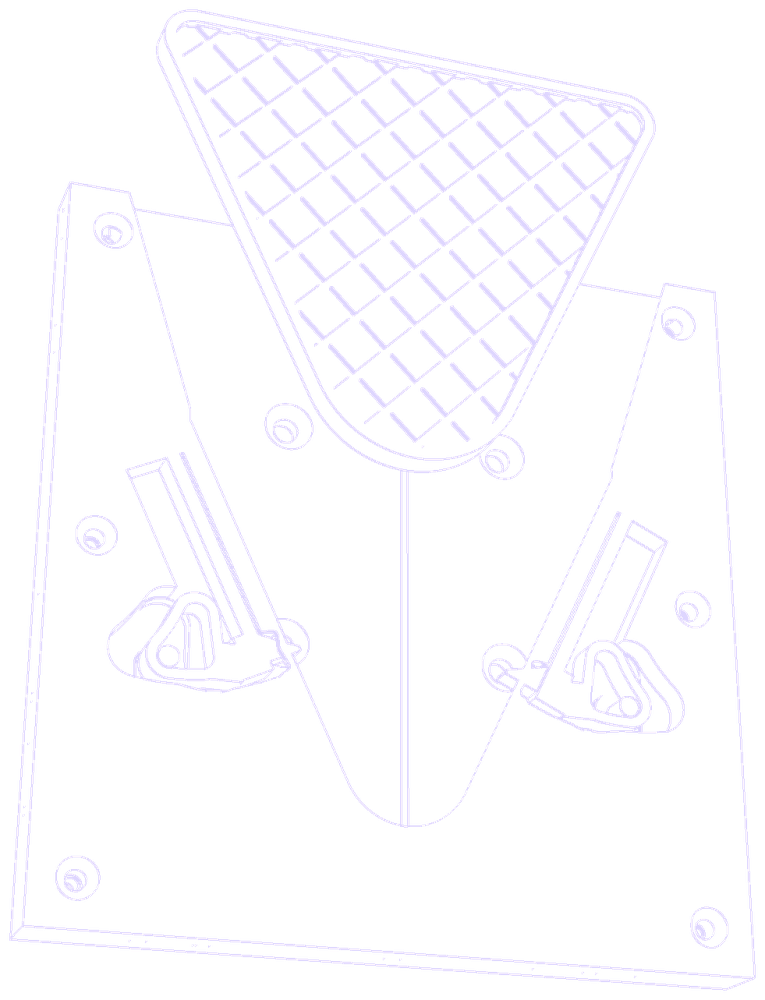 Fang back dock with the wedge above its mouth