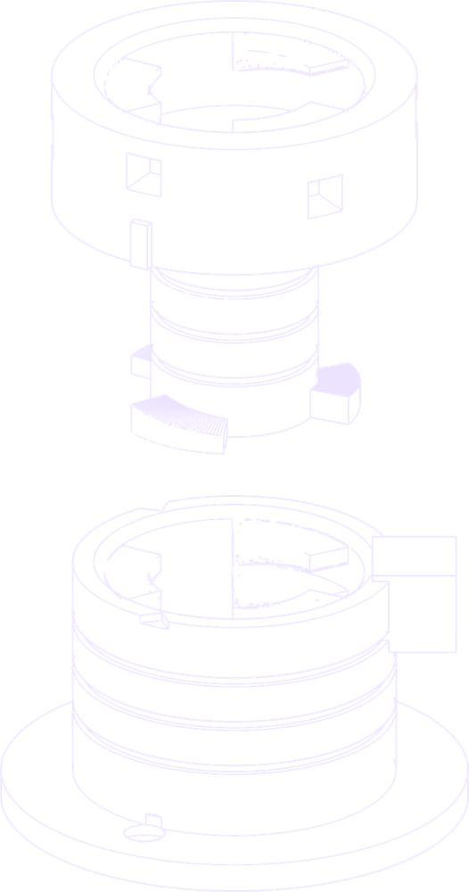 Bayonet riser